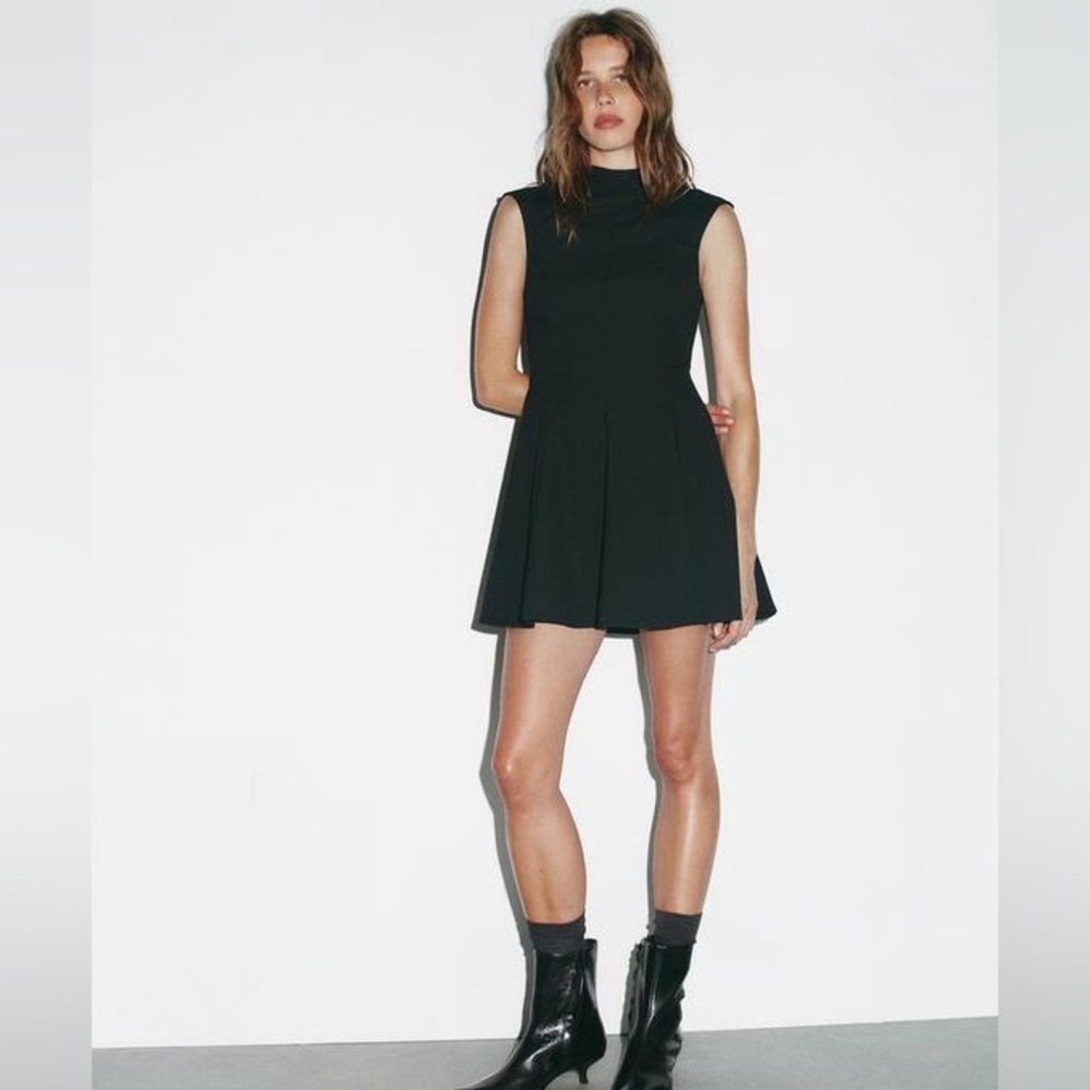 ZARA Voluminous Short Dress – Size S – Brand New With Tags – $220 Retail